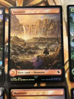 Final Fantasy Chocobo Track Stamped Foil Lands Set of 10 English Bundle - NM/M - Image 5