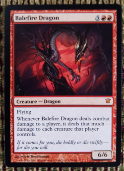 Balefire Dragon NM – Innistrad MTG Dragon Creature – EDH / Commander Staple - Image 1