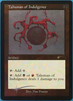 Talisman of Indulgence (Secret Lair ETCHED Promo) FOIL NM (513701) ABUGames - Image 1