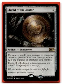 Magic 2015 (M15) #230 Shield of the Avatar - Image 1