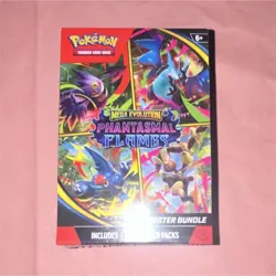 Pokemon Mega Evolution Phantasmal Flames Booster Bundle Box English 2025 - Image 1