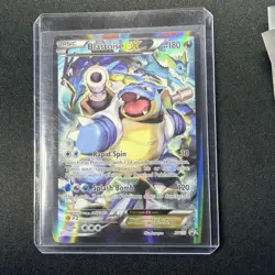 Pokemon TCG Blastoise EX XY122 Full Art Holo Black Star Promo Card - Image 3