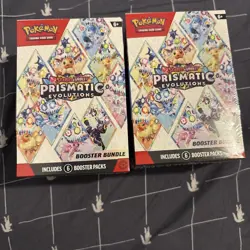 Pokemon TCG: 2x Lot Prismatic Evolutions Booster Bundles / Sealed - Image 1