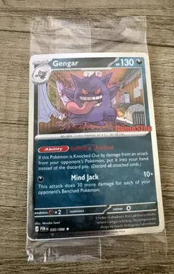 Gengar Gamestop Promo Perfect Order Pokemon Card TCG Sealed - Image 1