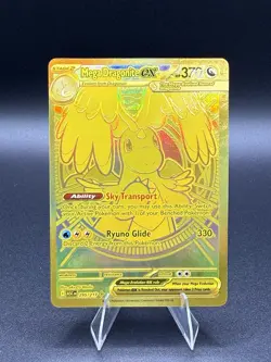 💥Mega Dragonite Ex Hyper Rare Gold #295/217 Pokemon Ascended Heroes NM🔥 - Image 1