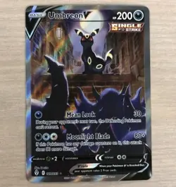 Umbreon V Alternate Art Evolving Skies 189/203 Alt FA Pokemon Card 2021 NM/MT - Image 1