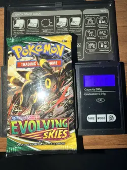 4x HEAVY Pokemon TCG Sword & Shield Evolving Skies Sealed Booster Packs 22g+ - Image 3