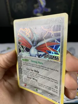 Pokemon Card Ex Delta Species Skarmory 55/113 2005 Reverse Stamped Holo - Image 2