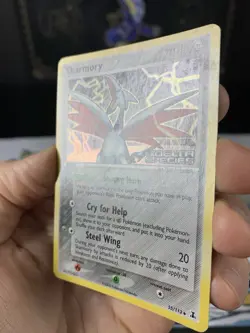Pokemon Card Ex Delta Species Skarmory 55/113 2005 Reverse Stamped Holo - Image 3