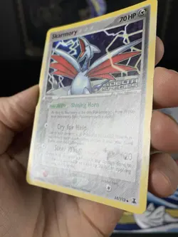 Pokemon Card Ex Delta Species Skarmory 55/113 2005 Reverse Stamped Holo - Image 4