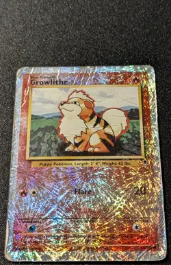 Pokemon LEGENDARY COLLECTION - #45/110 Growlithe - Reverse Holo - ENG - Image 4