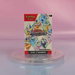 POKEMON KARMESIN & PURPUR PRISMATISCHE ENTWICKLUNGEN BOOSTER BUNDLE 6 PACK EEVEE - Image 1