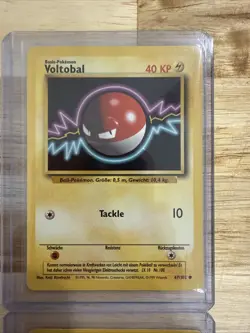 Pokemon Base Set Voltobal 67/102 German - Voltorb - Image 2