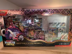 Pokemon TCG Paldean Fates Great Tusk Premium Collection - 11 Booster Packs - Image 1