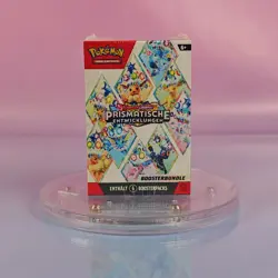 POKEMON KARMESIN & PURPUR PRISMATISCHE ENTWICKLUNGEN BOOSTER BUNDLE 6 PACK EEVEE - Image 1