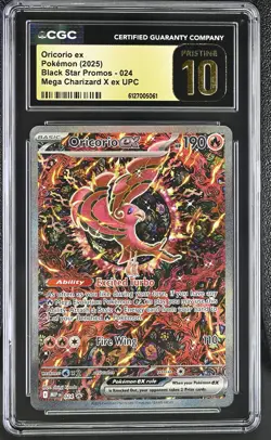 Oricorio ex 2025 Pokemon Black Star Promos CGC Pristine 10 #024 - Image 1