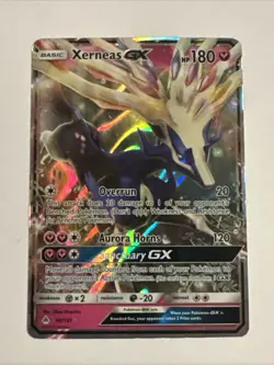 Xerneas GX *HOLO* SM Forbidden Light SM06 Fairy 90/131 Pokemon TCG NM - Image 1
