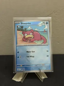 Pokemon Slowpoke 018/131 Sv: Prismatic Evolutions Holo Master Ball Pattern - Image 1