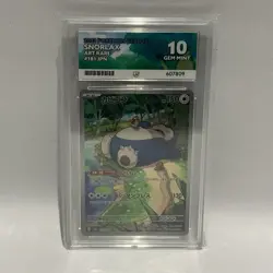 Pokemon 2023 151 Snorlax Art Rare 181/165 Ace Graded 10 - Image 1
