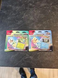 Pokemon Scarlet Violet Prismatic Evolutions Tech Sticker Collection Bundle New - Image 1