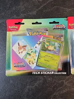 Pokemon Scarlet Violet Prismatic Evolutions Tech Sticker Collection Bundle New - Image 2