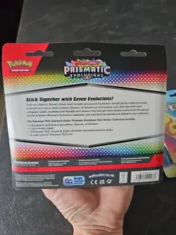 Pokemon Scarlet Violet Prismatic Evolutions Tech Sticker Collection Bundle New - Image 4