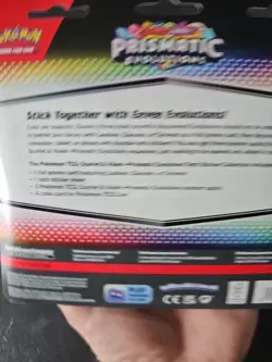 Pokemon Scarlet Violet Prismatic Evolutions Tech Sticker Collection Bundle New - Image 5