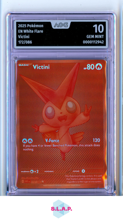 VICTINI POKEMON 172/086 2025 WHITE FLARE - ENGLISH AOG 10 - Image 1