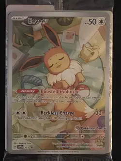 Pokemon TCG Scarlet & Violet Prismatic Evolutions ETB Eevee Pokemon Center Promo - Image 1