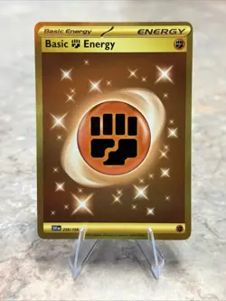 🔥 Basic Fighting Energy 258/198 Gold Hyper Rare NM | Scarlet & Violet Base Set - Image 1