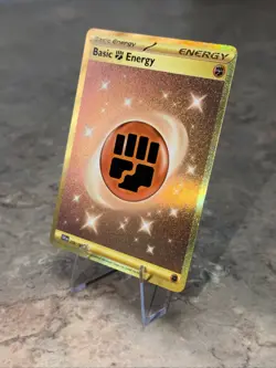 🔥 Basic Fighting Energy 258/198 Gold Hyper Rare NM | Scarlet & Violet Base Set - Image 2
