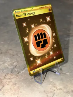 🔥 Basic Fighting Energy 258/198 Gold Hyper Rare NM | Scarlet & Violet Base Set - Image 3