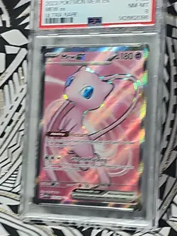 Mew ex #193 Ultra Rare Full Art S&V 151 Pokemon TCG PSA 8 NM-Mint (098) - Image 5