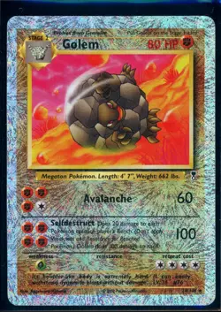 Pokemon LEGENDARY COLLECTION - #24/110 Golem - Reverse Holo - ENG - Image 1
