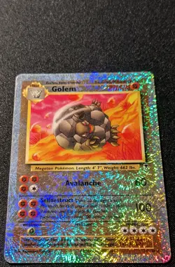Pokemon LEGENDARY COLLECTION - #24/110 Golem - Reverse Holo - ENG - Image 4
