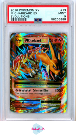 GLURAK POKEMON 13/108 2016 EVOLUTIONS EX ENGLISCH PSA 9 - Image 1