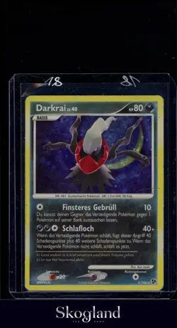 2008 Pokemon D&P Darkrai Holo Great Encounters #4 Deutsch - Image 1