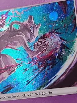 Mewtwo 056/172 Rare Brilliant Stars Pokemon TCG Cosmos Holo - Image 4