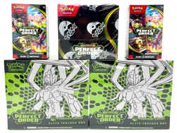 Pokemon Center Perfect Order ETB x2 Booster Box x1 Booster Bundle x2 IN HAND - Image 1