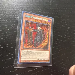 Queen of The Blazing Domain Mint Yu-Gi-Oh 1st Edition Secret Rare Holo - Image 2