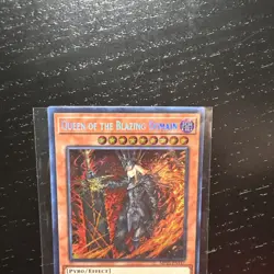 Queen of The Blazing Domain Mint Yu-Gi-Oh 1st Edition Secret Rare Holo - Image 4