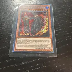 Queen of The Blazing Domain Mint Yu-Gi-Oh 1st Edition Secret Rare Holo - Image 5
