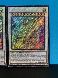 3x Blue-Eyes Ultimate Spirit Dragon | SDWD | Secret Rare | HOLO BLEED! | YuGiOh! - Image 4