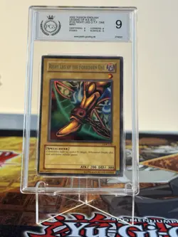 2002 Yugioh Exodia Right Leg Of The Forbidden One LOB-120 Ultra Rare PSA PGS 9 - Image 2