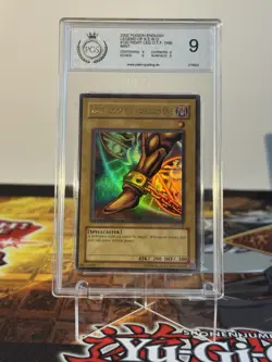 2002 Yugioh Exodia Right Leg Of The Forbidden One LOB-120 Ultra Rare PSA PGS 9 - Image 3