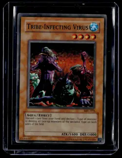 Tribe-Infecting Virus MFC-076 Super Rare Magician's Force Holo Yu-Gi-Oh 2003 - Image 1