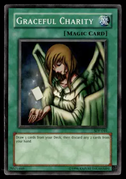 Graceful Charity SDP-040 Super Rare Starter Deck: Pegasus Yu-Gi-Oh 2003 - Image 1