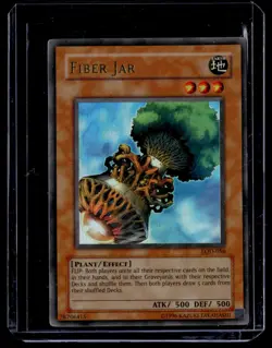 Fiber Jar LOD-056 Ultra Rare Legacy of Darkness Holo Yu-Gi-Oh 2003 - Image 1