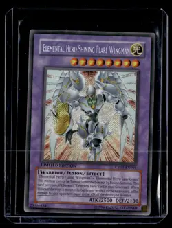 Elemental HERO Shining Flare Wingman CT03-EN004 Collectible Tins Holo Yu-Gi-Oh - Image 1