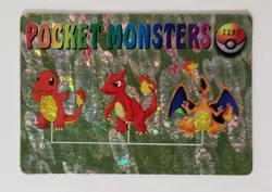 Charizard #1193 Prism Pocket Monsters Vending Sticker Vintage Japanese RARE NM - Image 1